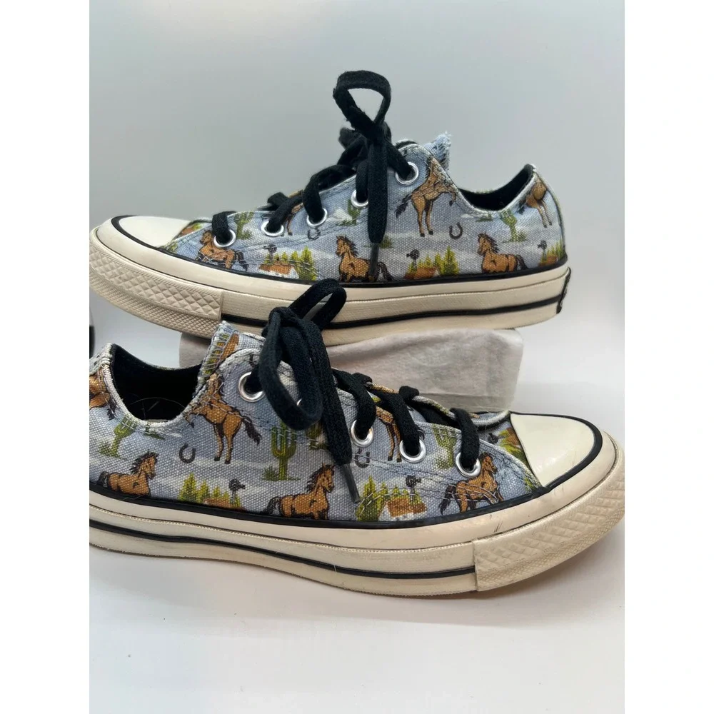 Converse Chuck Taylor Canvas Low Horses Shoes Sneakers | Womens Size 6 - Picture 2 of 7